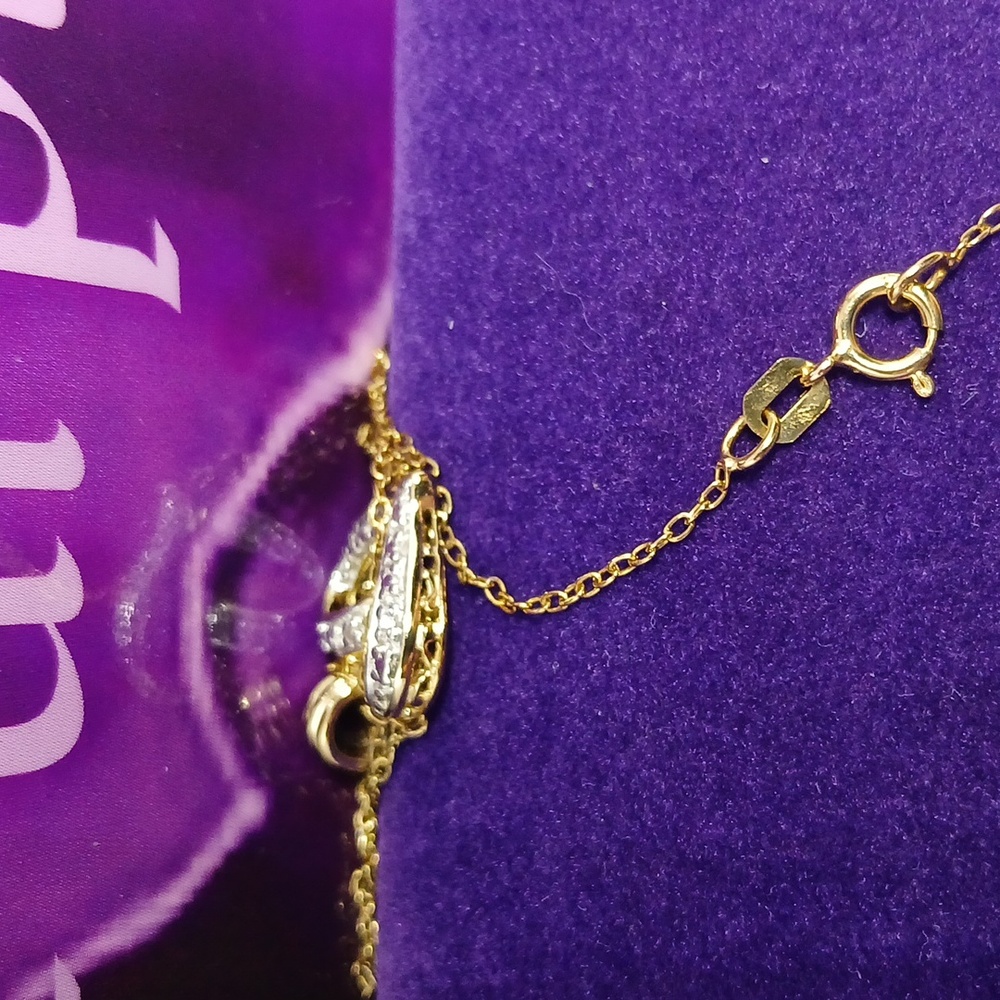 S3A4F035FW-10  SS/18K Rhodium Diamond Accent Chain - Picture 7 of 9
